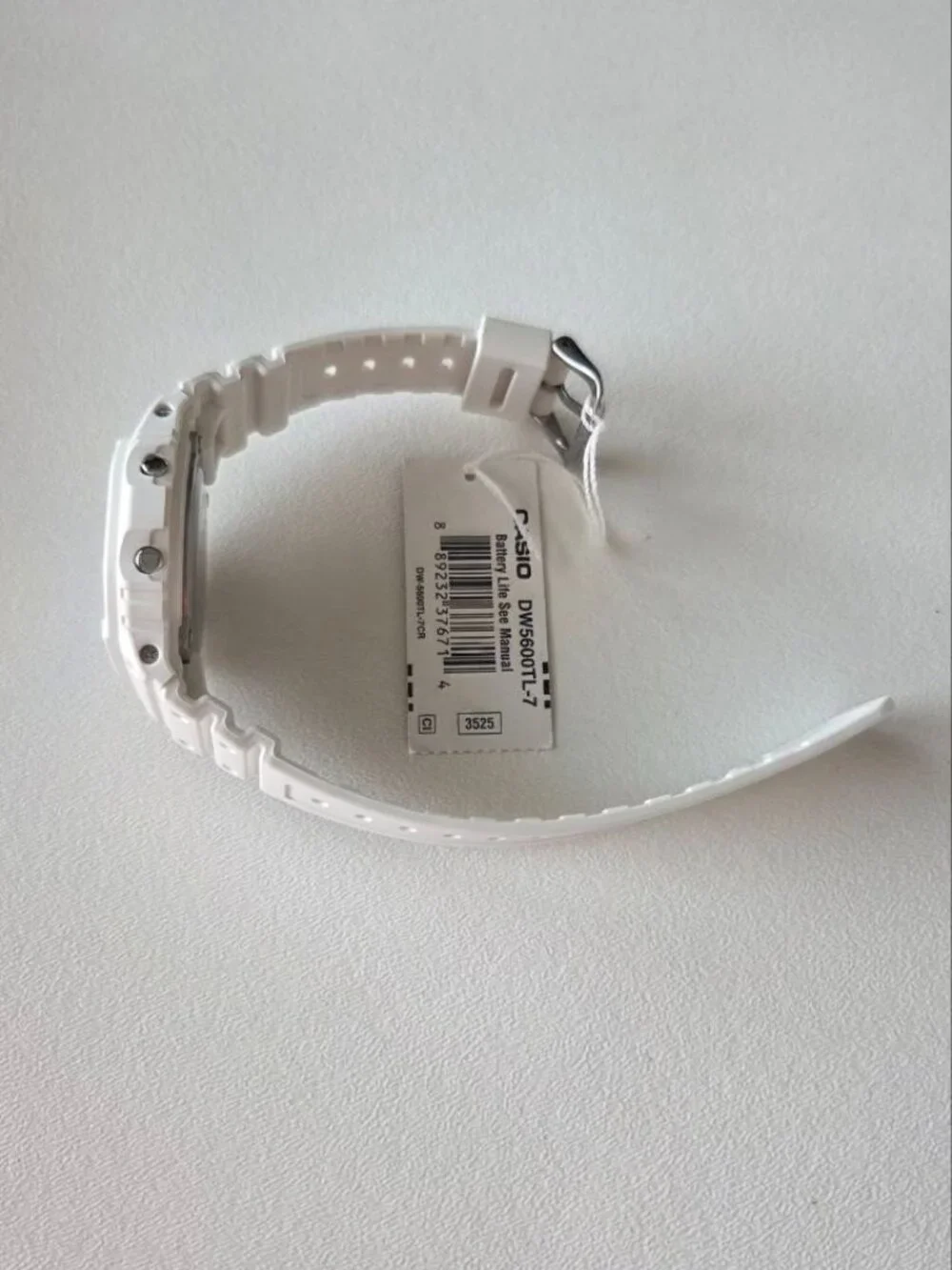 Casio G-Shock DW-5600TL-7D Cool Matte White Digital Men's Sport Fashion Watch
